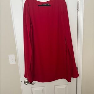 Ralph Lauren Vibrant Red Long Sleeve Dress